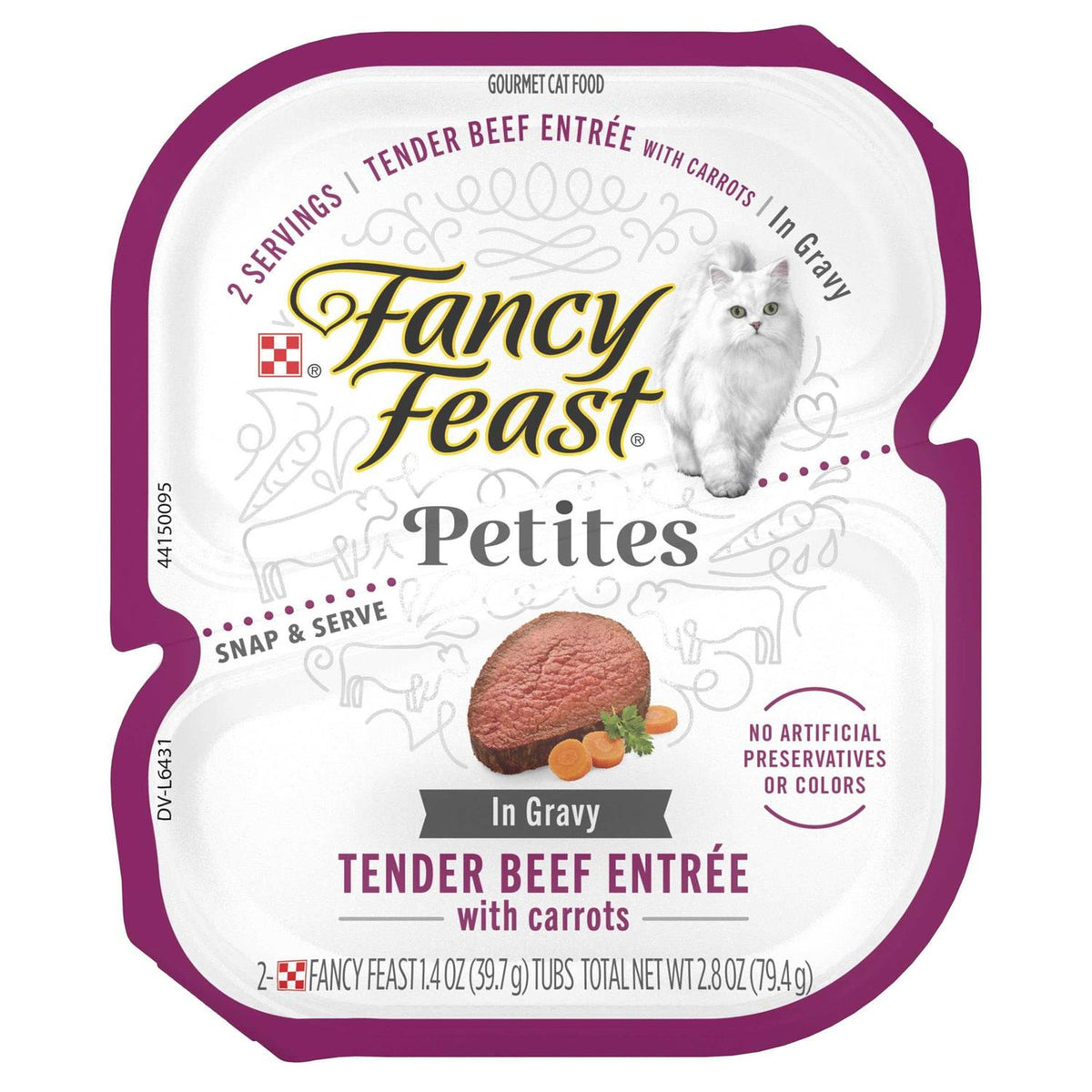 Wet Cat Food Tender Beef with Carrots J226235