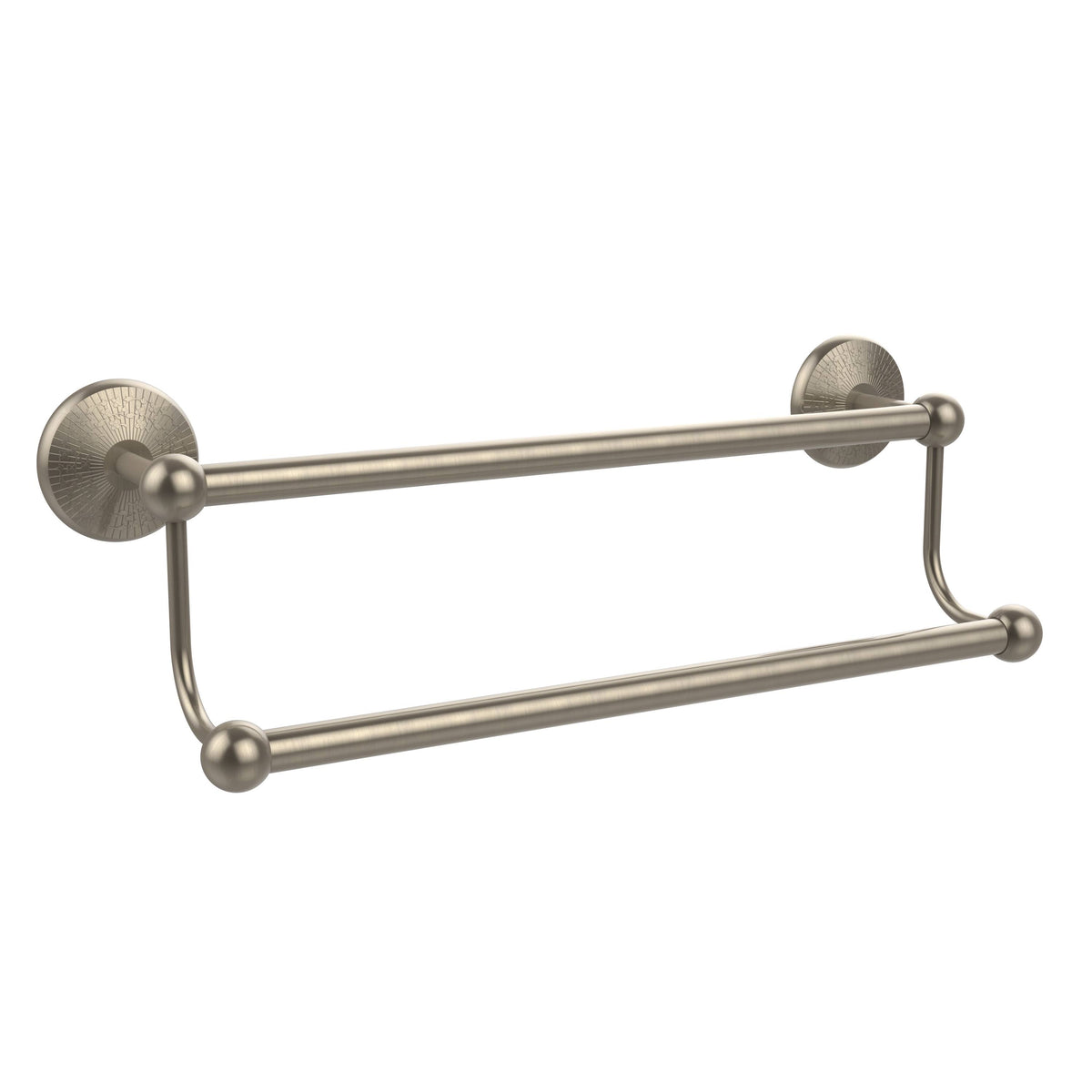 24 inch Double Towel Bar Antique Pewter J3670