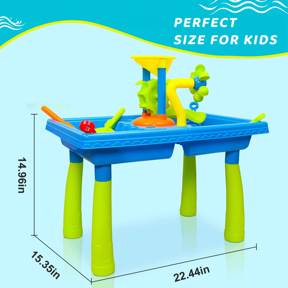 Water Tables for Toddlers Outdoor Sand Toys 38Pcs Set A173