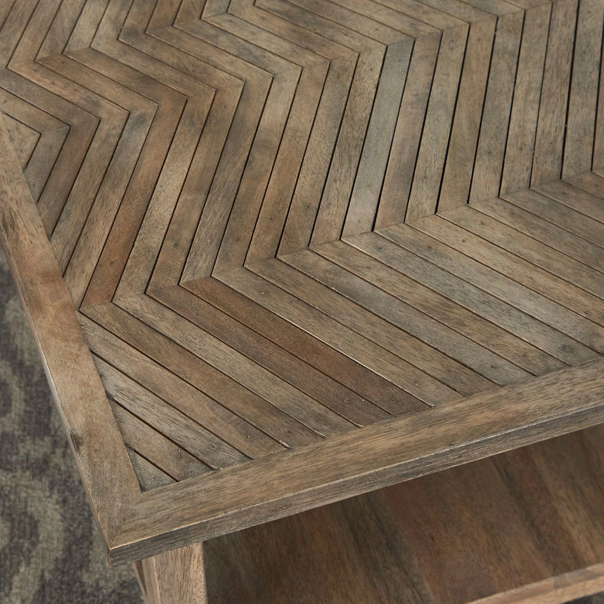 Natural Wood Rectangle Cocktail Table Z511