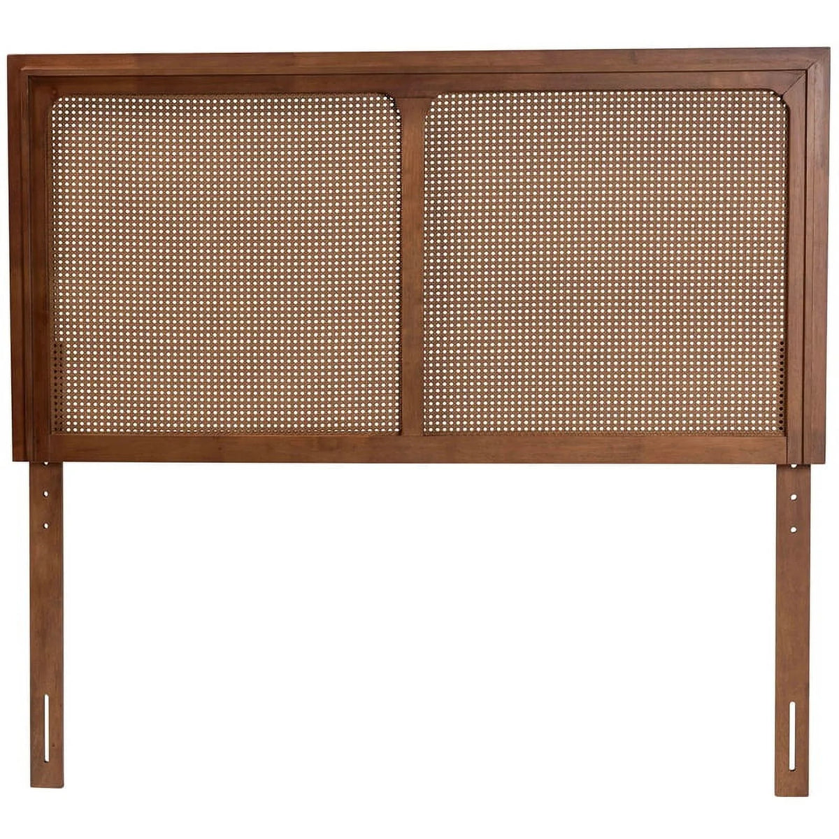 Wood & Rattan King Size Headboard B985