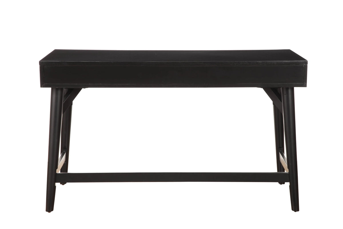 Black 3 Drawer Wood Desk B58748