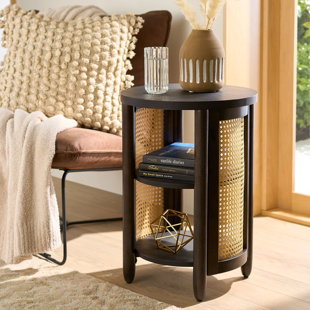 Side Table, Light Honey Finish B1466