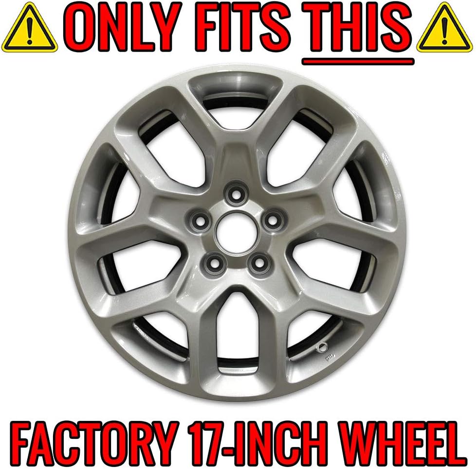 Set of 4 Gloss Black 17" Wheel Skins L638