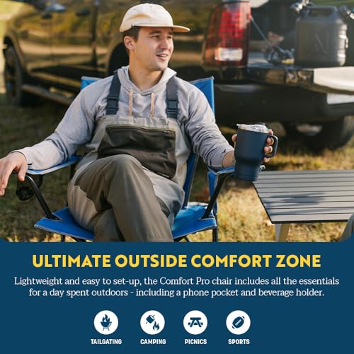 Portable Folding Rocking Camping Chair with Drink Holder S85081