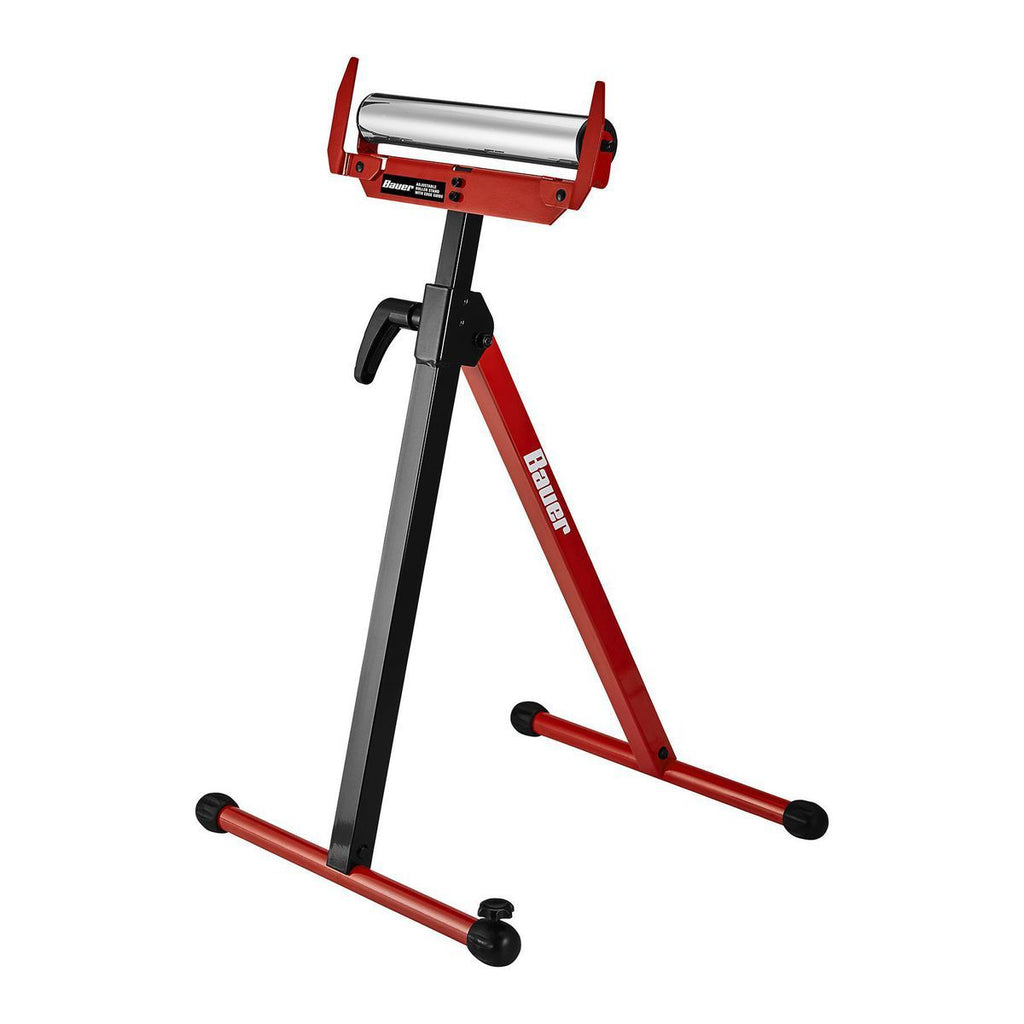 250 lb. Capacity Adjustable Roller Stand with Edge Guide B738636