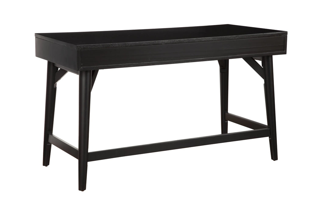 Black 3 Drawer Wood Desk B58748