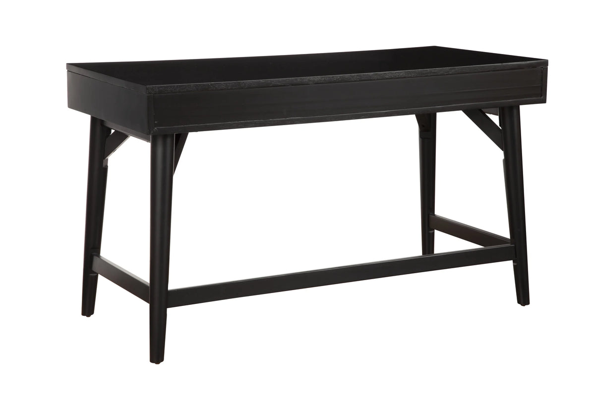 Black 3 Drawer Wood Desk B58748