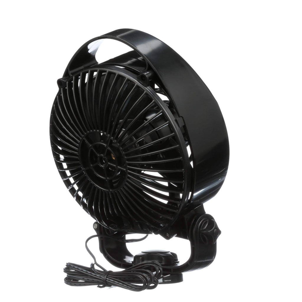 Black 12V 3-Speed Marine Fan W46346