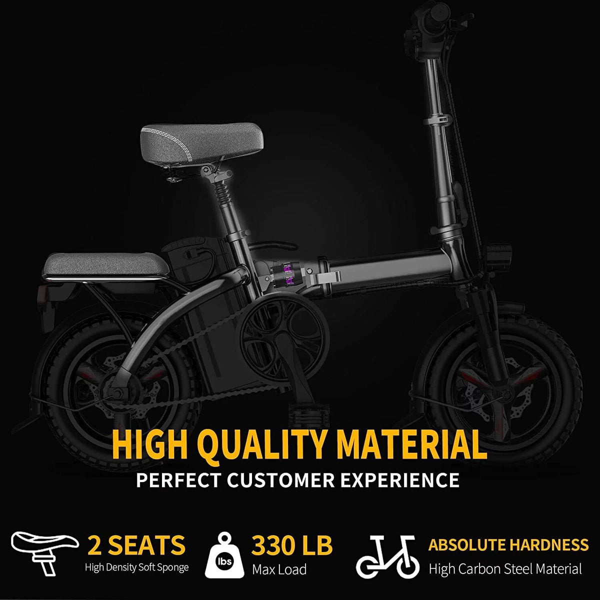Folding Electric Bike 400W Motor 48V 15AH Battery I583