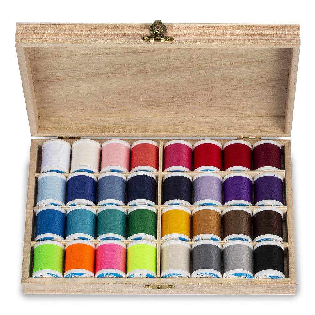 Polyester Sewing Thread 32 Spools 125 Yards Y4897