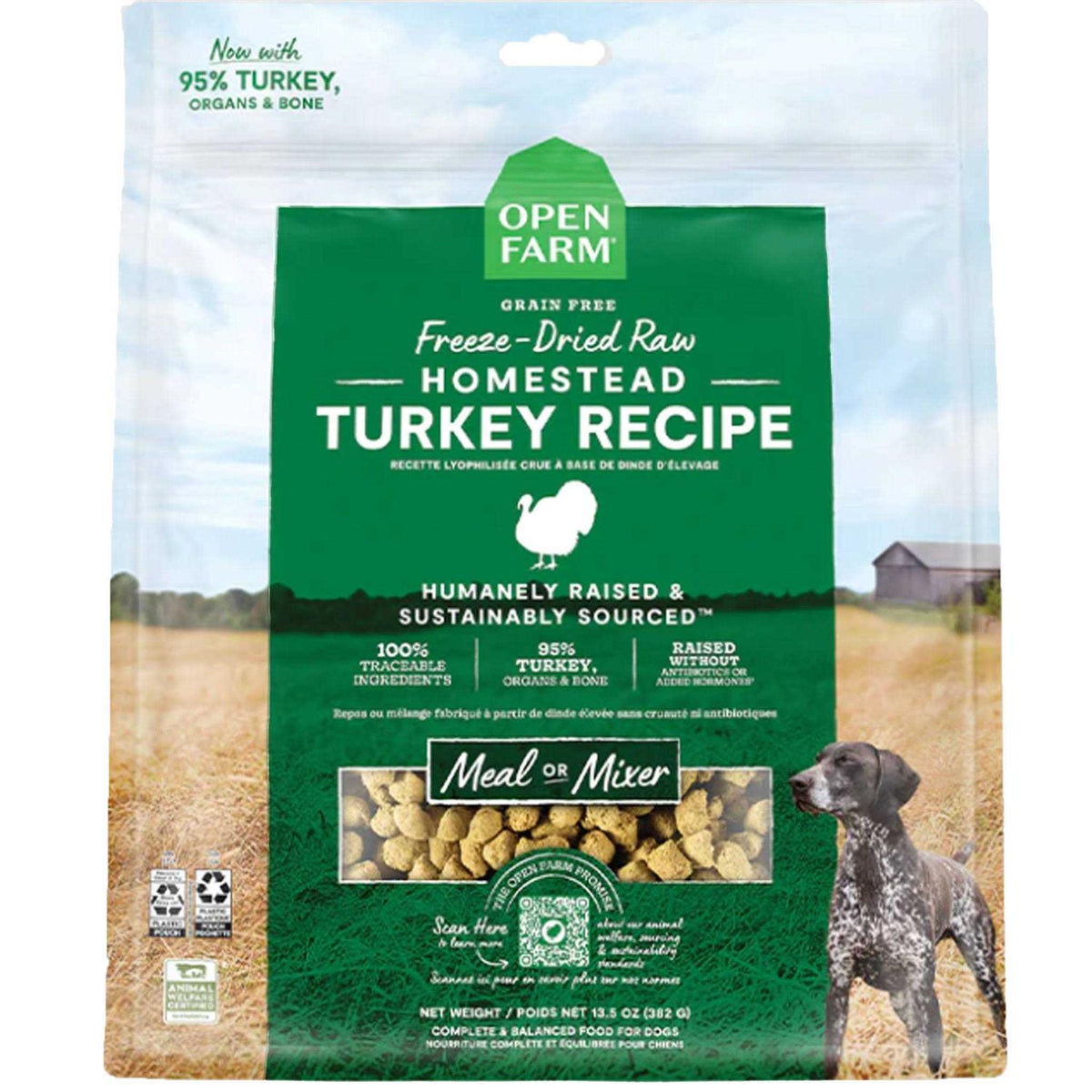 Freeze Dried Raw Dog Food Turkey V706