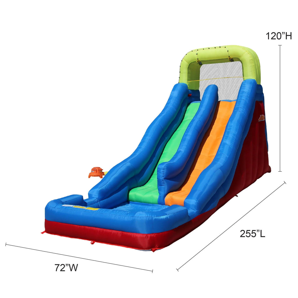 Inflatable Water Racing Slide with Climbing Wall S137