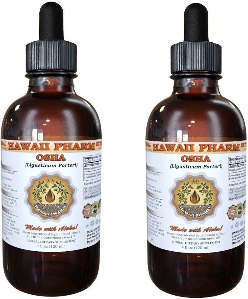 OSHA Liquid Extract Tincture Herbal Supplement 2x4 fl.oz R730