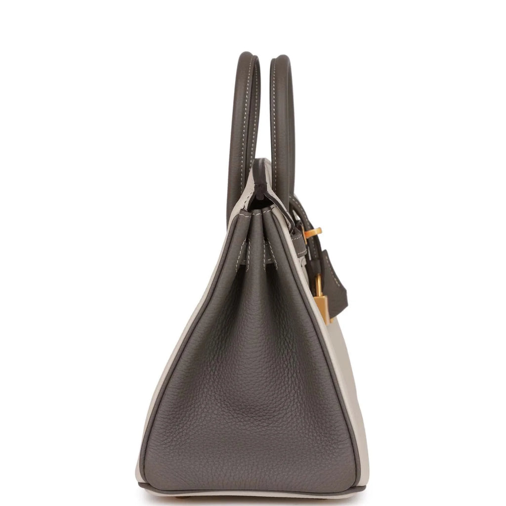 Beton and Etain Togo Leather Handbag X383312