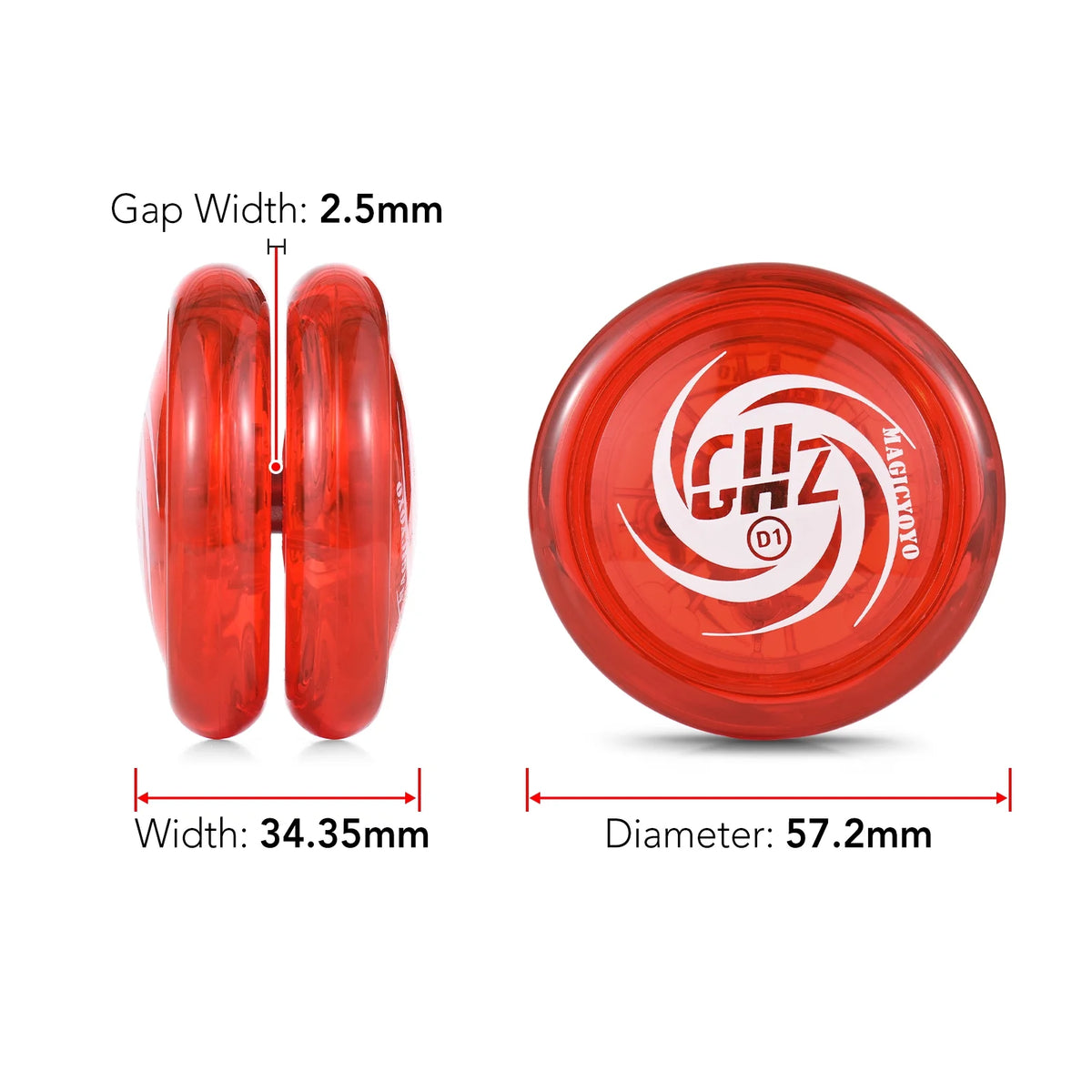 Responsive Yo Yo with Replacement Strings and Storage Pouch M792