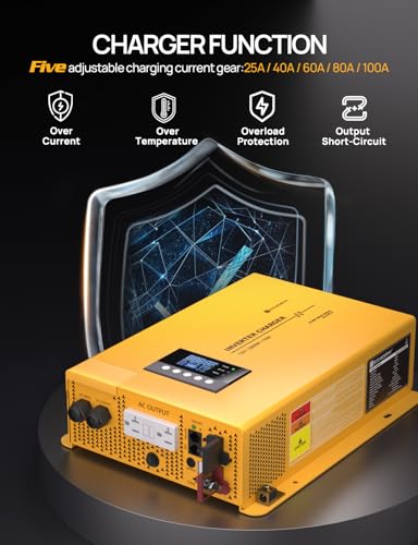 3000W 12V Pure Sine Wave Inverter Charger Y4416