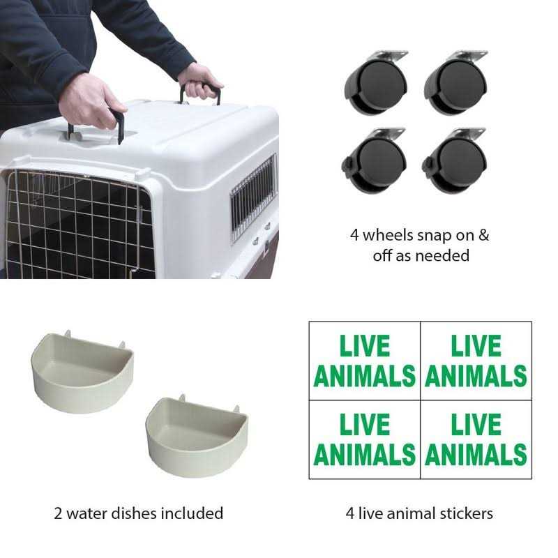 Plastic Dog Crate Q707