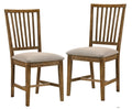 Set of 2 Tan Linen Dining Chair B113