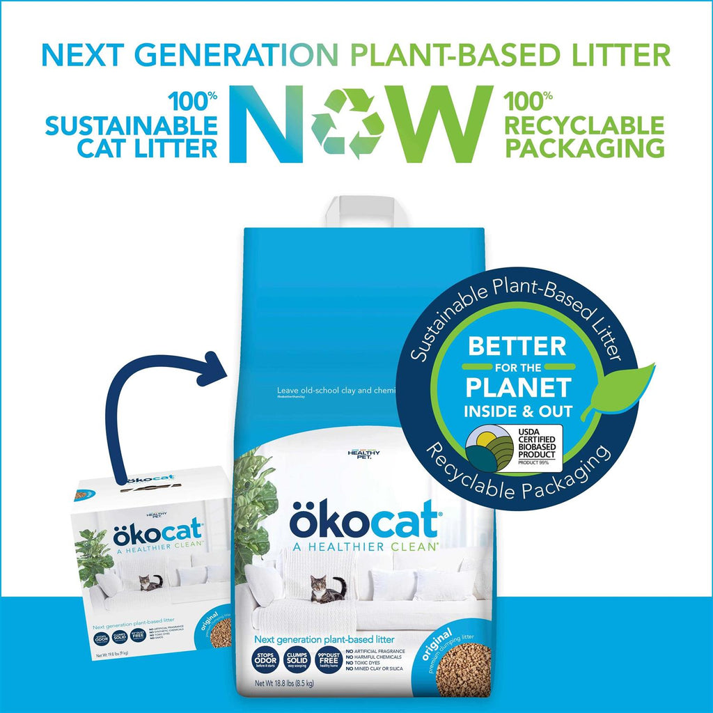 Natural Wood Clumping Cat Litter V371