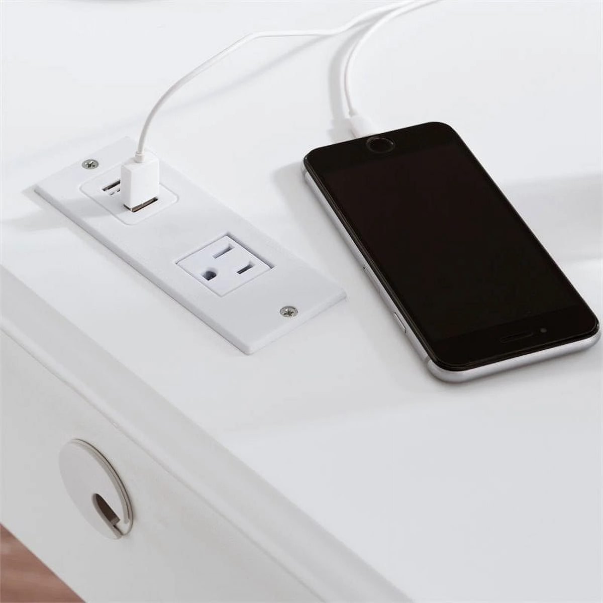 White Nightstand Set X338