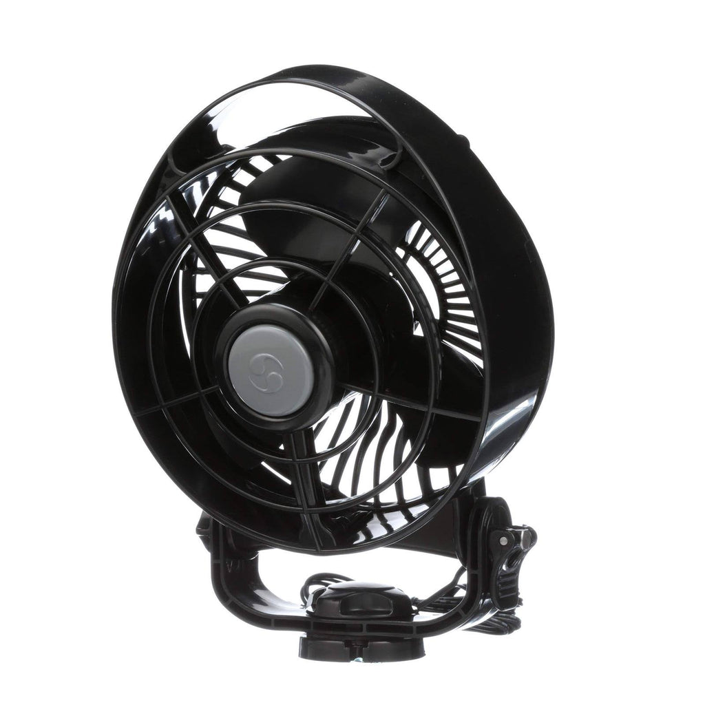 Black 12V 3-Speed Marine Fan W46346