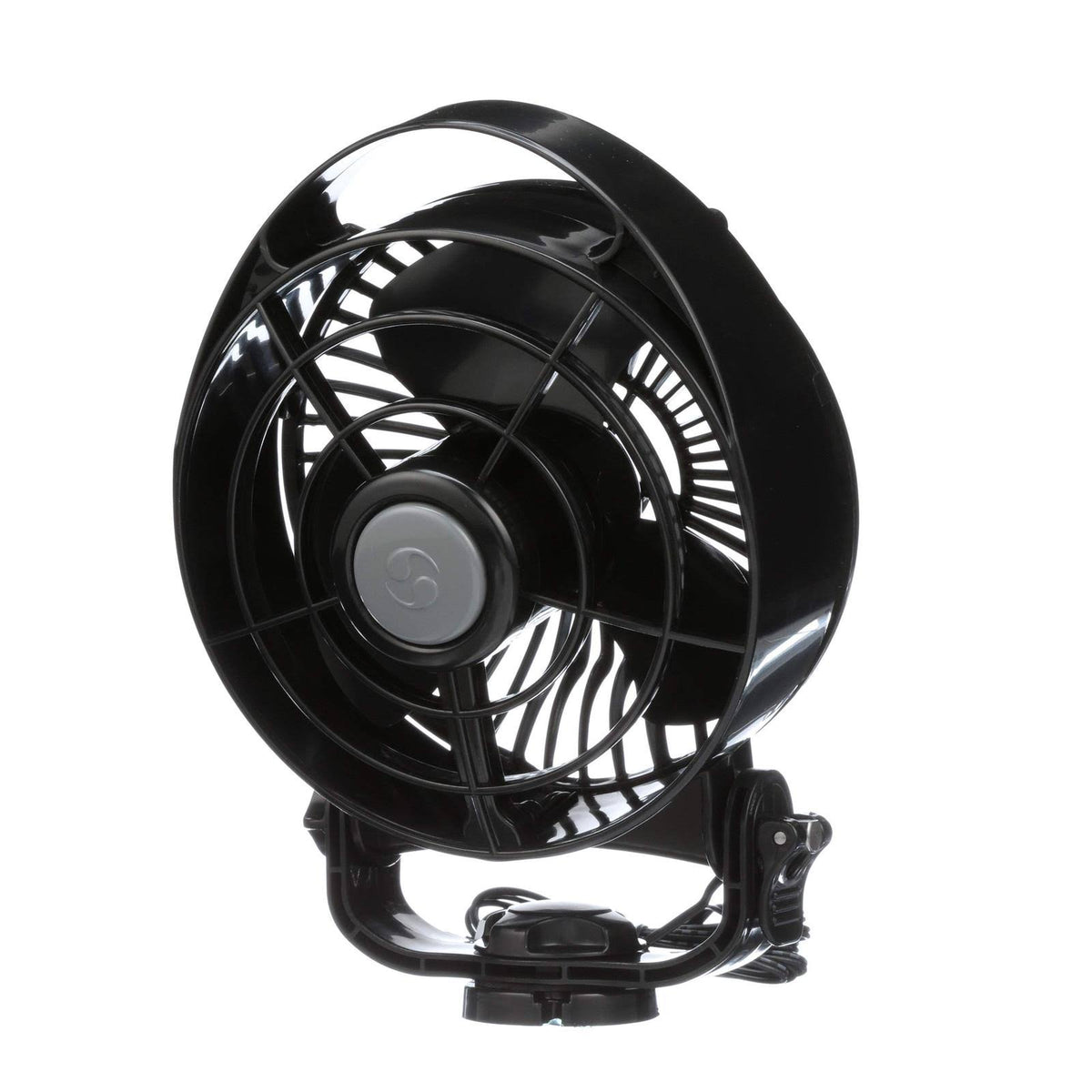 Black 12V 3-Speed Marine Fan W46346
