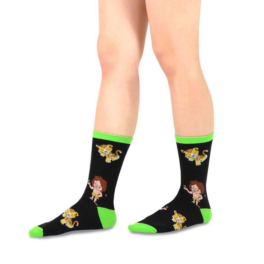 6 Pair Cartoon Animal Crew Socks O424234
