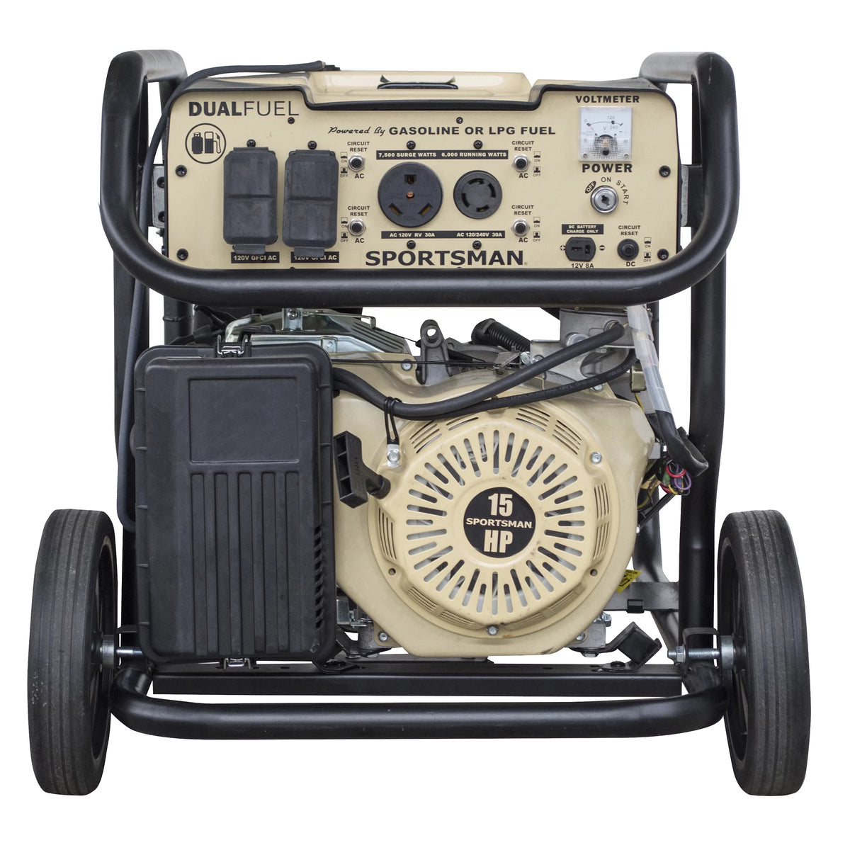 7500 Watt Dual Fuel Generator V5773