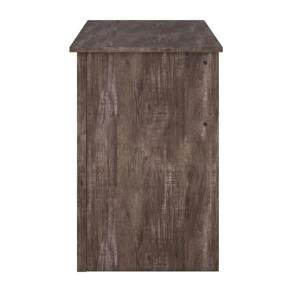 Rustic Brown Two Drawer Desk X28359