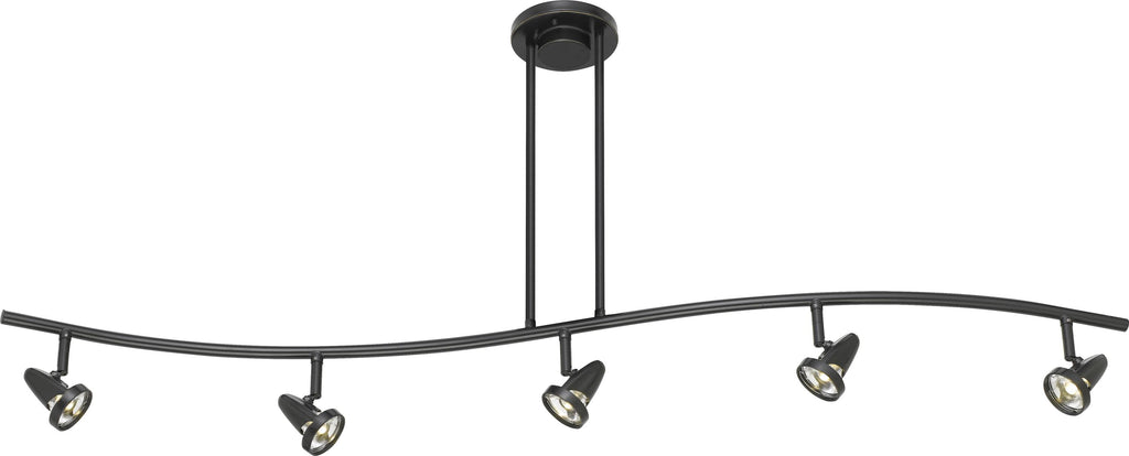 5 LED Rail Light in Dark Bronze D3106