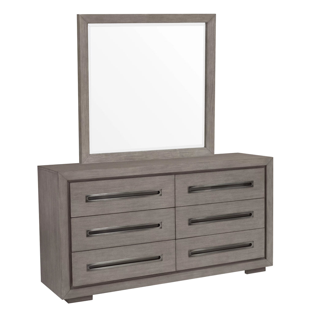 Dresser Mirror in Natural Taupe F369