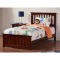 Walnut Twin XL Bed Footboard H382
