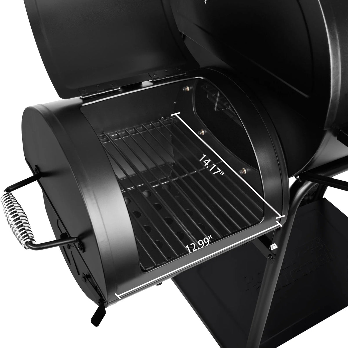 Charcoal Grill with Offset Smoker F572