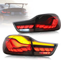 Smoked OLED Taillights with Sequential Turn Signal for BMW M4 N622