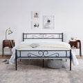 3-Piece Metal Bed Frame and 2 Nightstands K8589