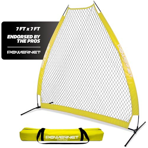 Portable 7-FT Softball & Baseball Pitching Net Q899952