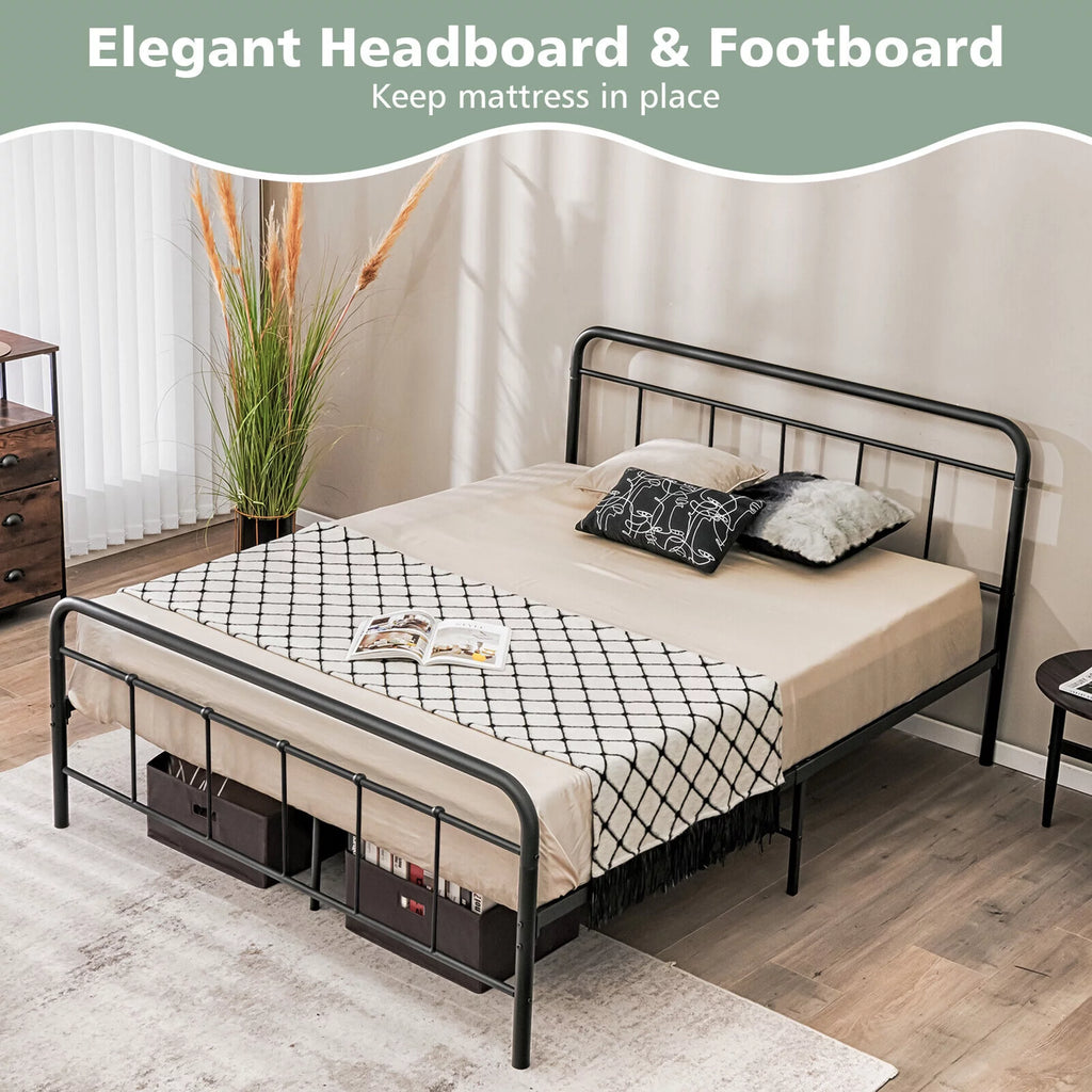 Heavy Duty Metal Platform Bed Frame Y2667