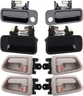 Door Handles Exterior Interior Replacement 8pcs A43573
