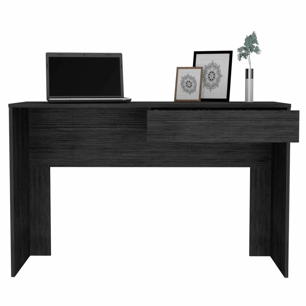 Gray Oak Computer Desk with Drawer Z856