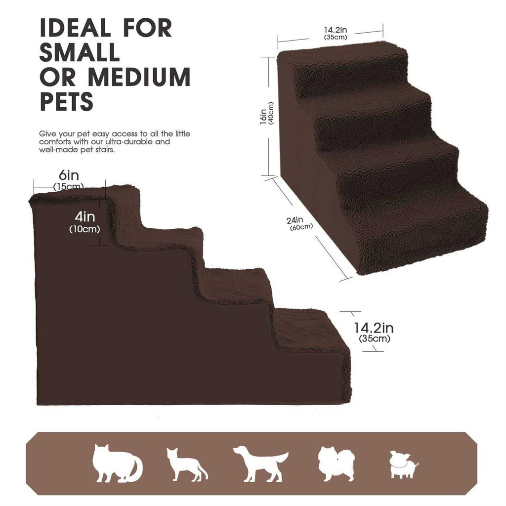 4 Tiers Non-Slip Dog Stairs G439