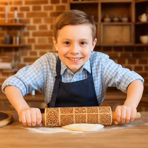 Wooden Engraved Rolling Pin D28273