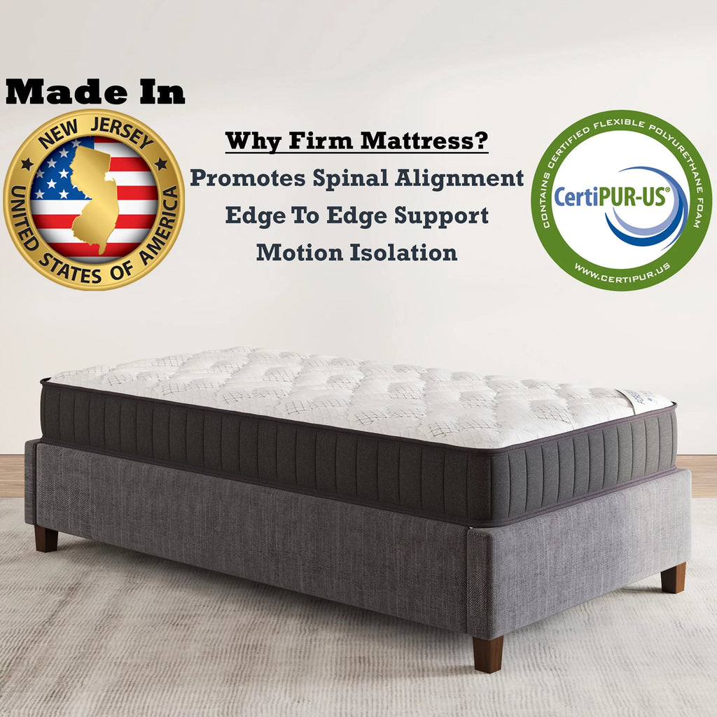 Twin Firm Tight Top Hybrid Mattress W9293