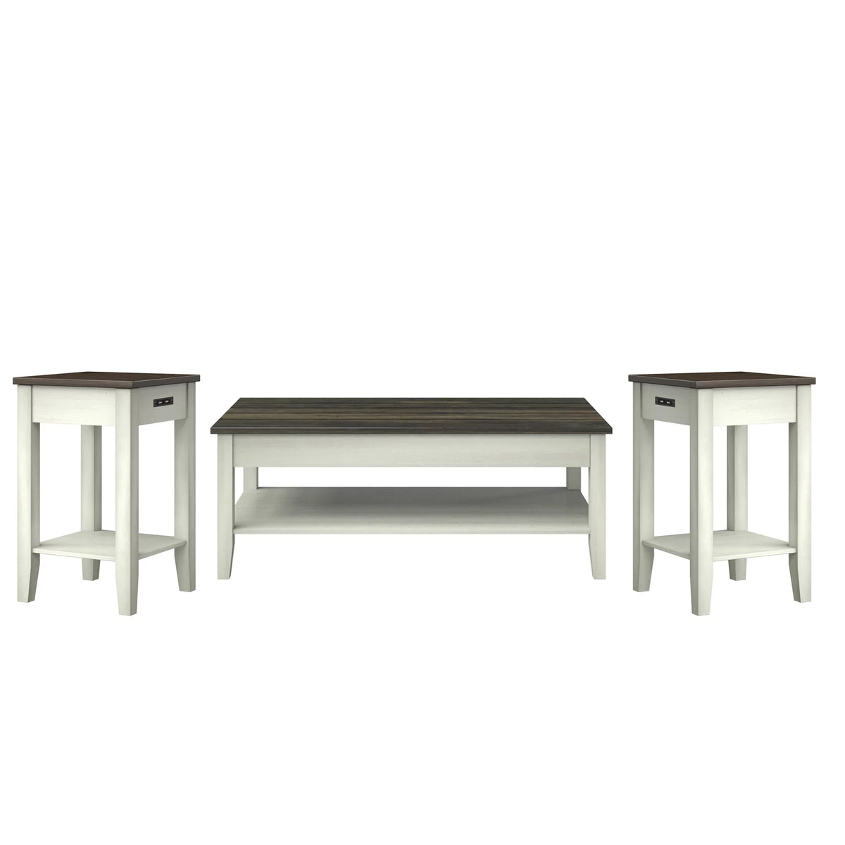 Two Tone Modern Farmhouse Coffee Table C410