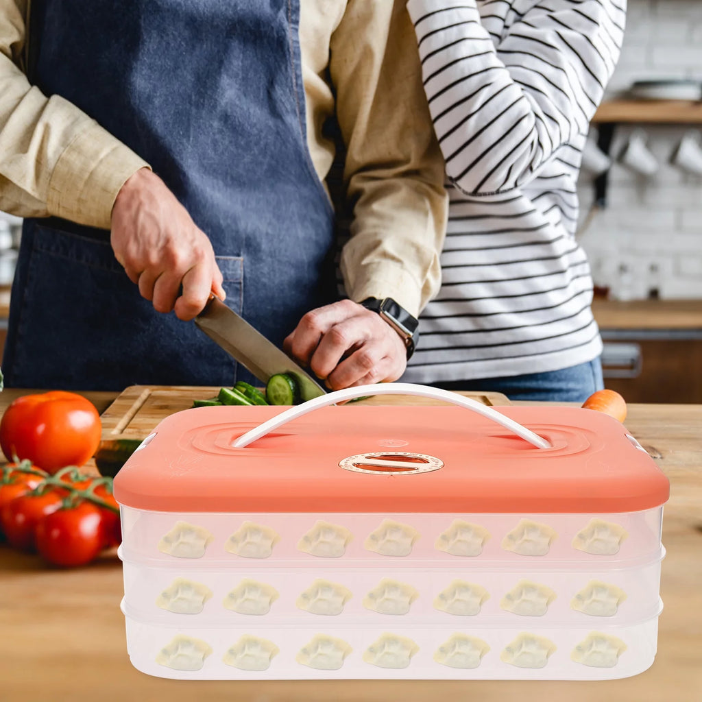Dumpling Freezer Organizer Box 3-layer L39907