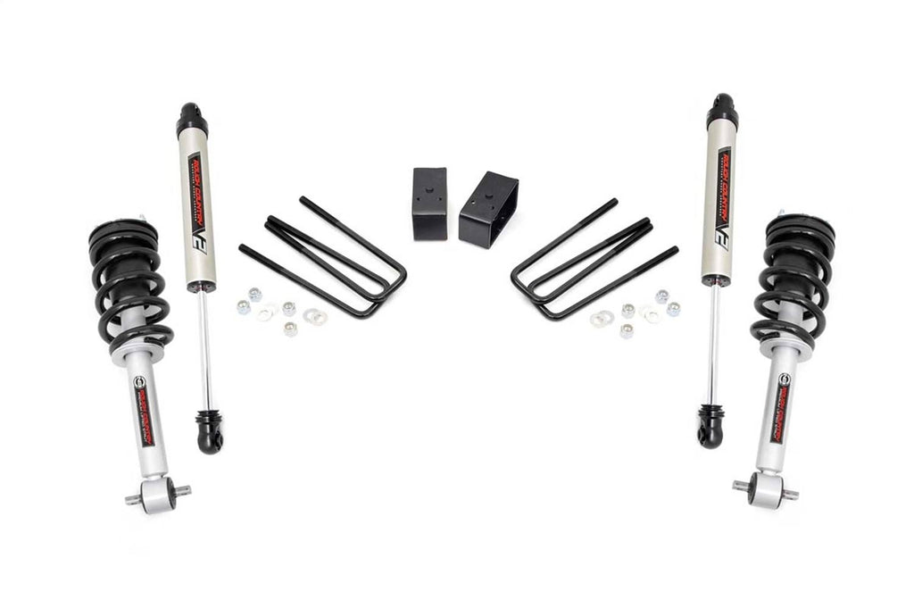 3.5 inch Suspension Lift Kit N3 Struts V2 Shocks for 07-13 Silverado Sierra 1500 2WD Cast Steel F667313