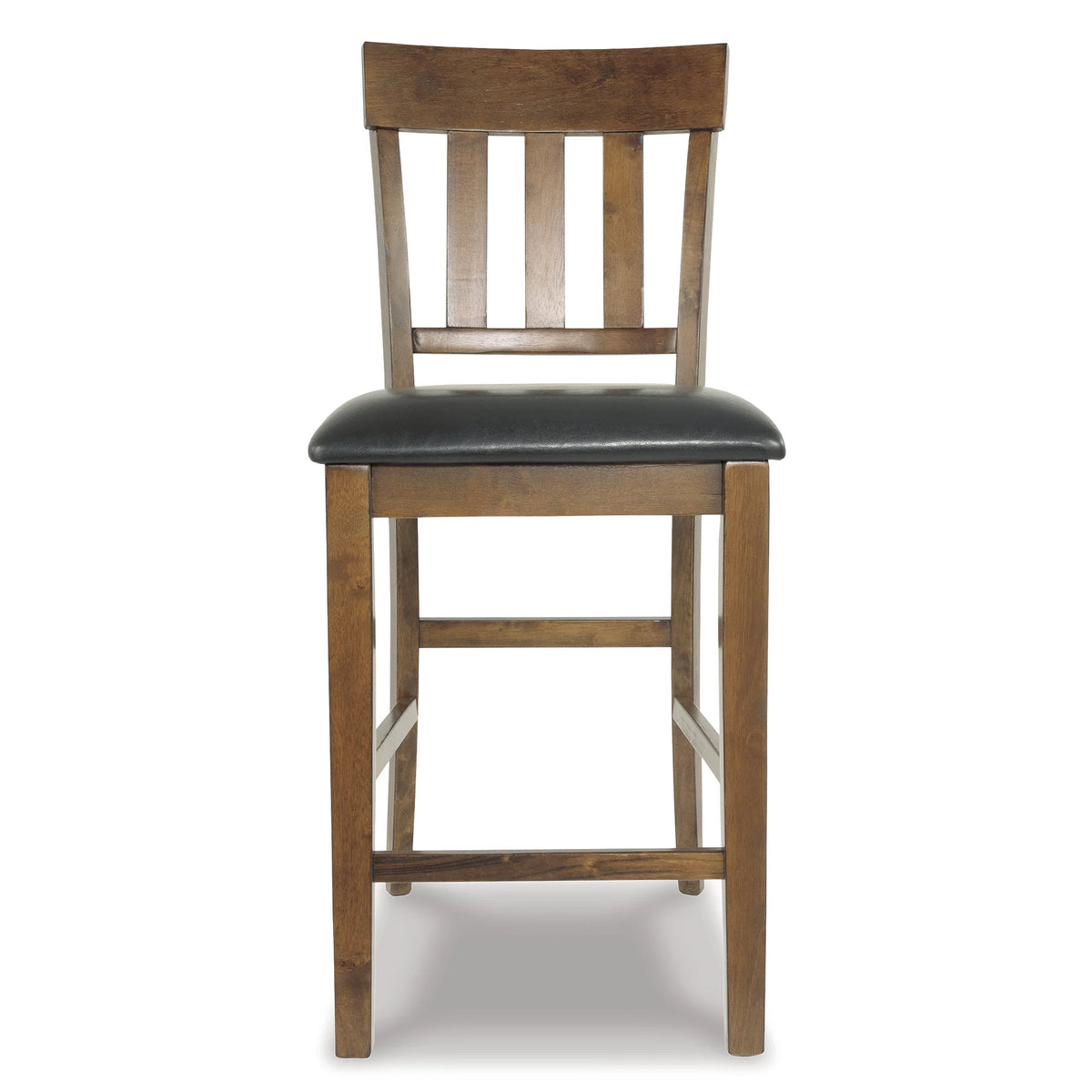 Set of 2 Counter Height Faux Leather Seat Barstool T72624