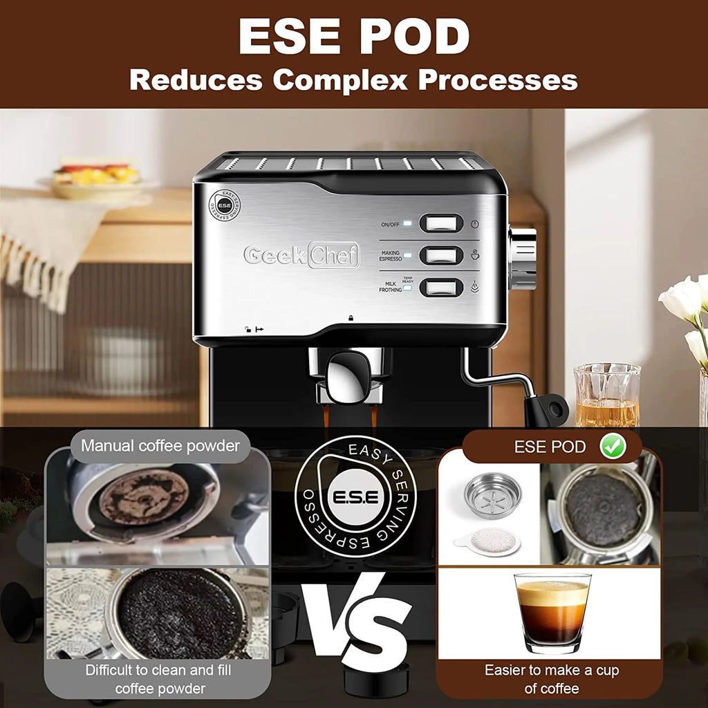20 Bar Espresso Machine with Milk Frother T79720
