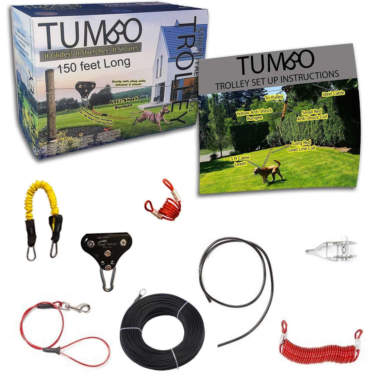 Anti-Shock Aerial Dog Runner A3403