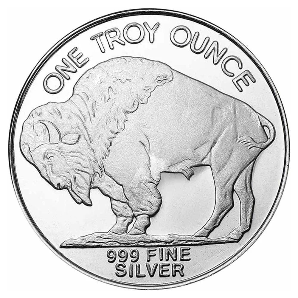 1 oz Silver Round Buffalo H130